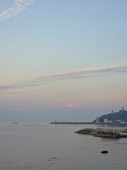 Calm and beautiful seascape background, Yeongdeok sea, South Korea - 고요하고 아름다운 바다 경치 배경, 영덕 바다, 한국