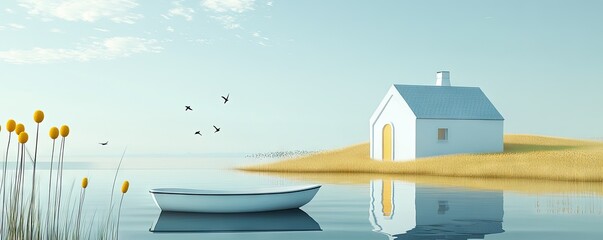 Peaceful Lakeside Cabin