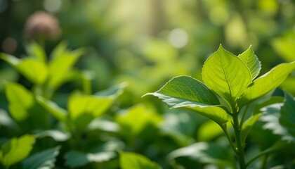  Green Leaf Nature Background for Eco-Friendly Spring and Garden Design