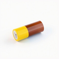 Green Rechargeable Battery Isolated on White | Sustainable Energy 3D Render