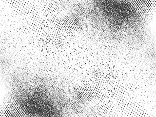 Grunge halftone vector print background for retro design themes and vintage textures. Vector halftone print with grunge background texture for aged and distressed effects, Distressed grunge halftone 