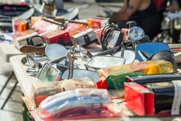 A collection of car parts