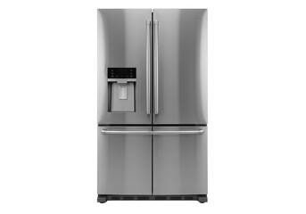 Isolated Stainless Steel French Door Refrigerator with Water Dispenser