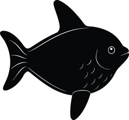 vector illustration of a fish