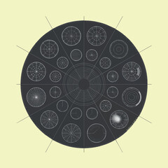 Geometric Mandala A Symphony of Circles and Patterns