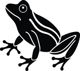 vector illustration of a frog