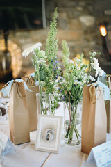 wedding reception table