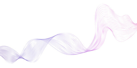 Colorful waves flowing gracefully across a white background create a soothing visual effect for relaxation and mindfulness