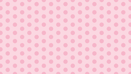 Seamless pink polka dot pattern background, cute and soft design for baby shower, textile, wrapping paper, kids decor, feminine branding, and nursery art. Perfect for girly themed projects.