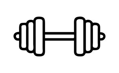 dumbbell perfect for fitness and workout concepts