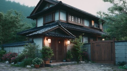 Traditional home, peaceful