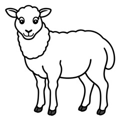 Simple Sheep Vector