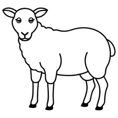 Simple Sheep Vector