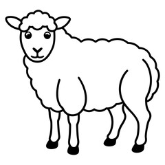 Simple Sheep Vector