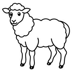 Simple Sheep Vector