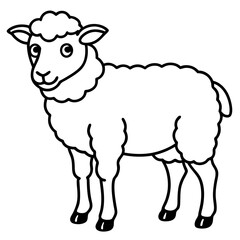 Simple Sheep Vector