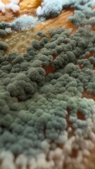 Rotten Apple with Mold – High-Detail Macro Photography