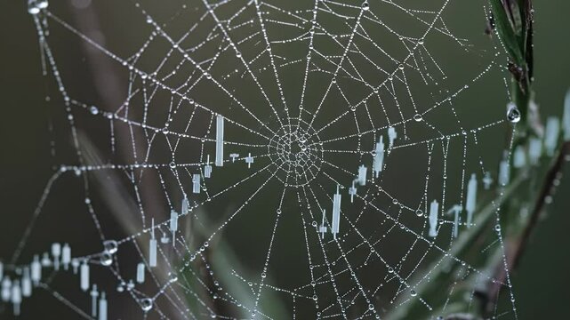 Financial Market Data on Spider Web