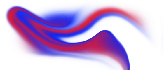 A luminous abstract background features red and blue fluid gradients merging on a dark canvas for a dynamic, modern artistic effect.