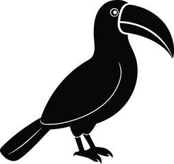 vector illustration of a cartoon bird