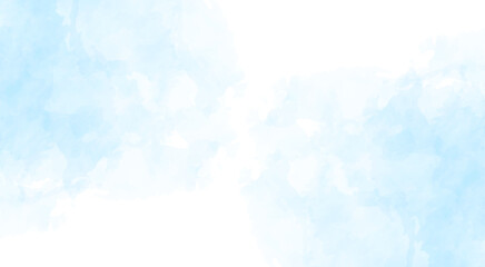 Abstract watercolor painting background. Modern watercolor background in blue color with liquid fluid texture for backgrounds, covers, posters, ads, banners, websites.