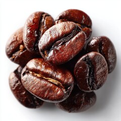 Obraz premium Assorted nuts variety on a clean white surface perfect for food photography