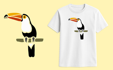 new t shirt bird design