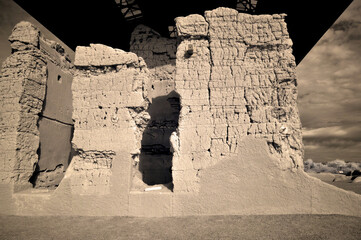 Casa Grande National Monument Infrared Sepia Tone