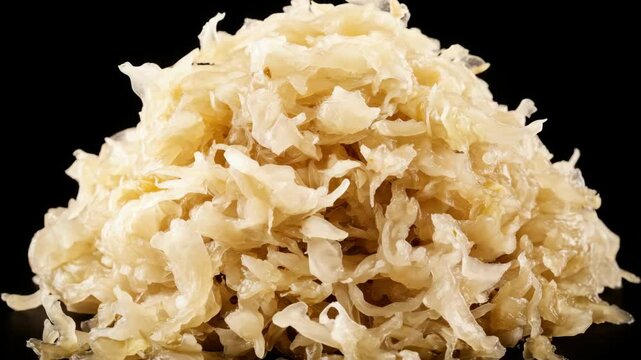 Close-up view of fresh sliced kosher dill pickle on a dark surface. Texture emphasized with natural light highlights.