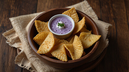 Homemade taro chips from Vanuatu