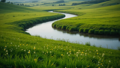 landscape with river