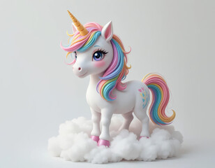 unicorn on white background