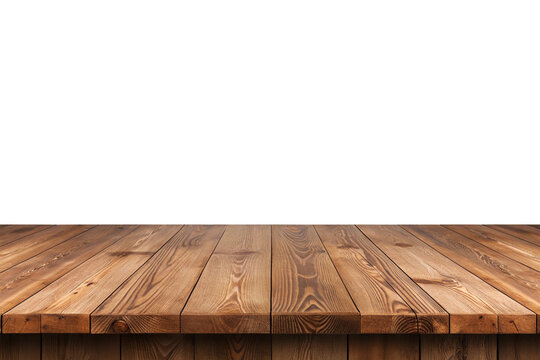 Rustic Brown Wood Tabletop with Black Background:  Product Display Mockup, Warm and inviting.
