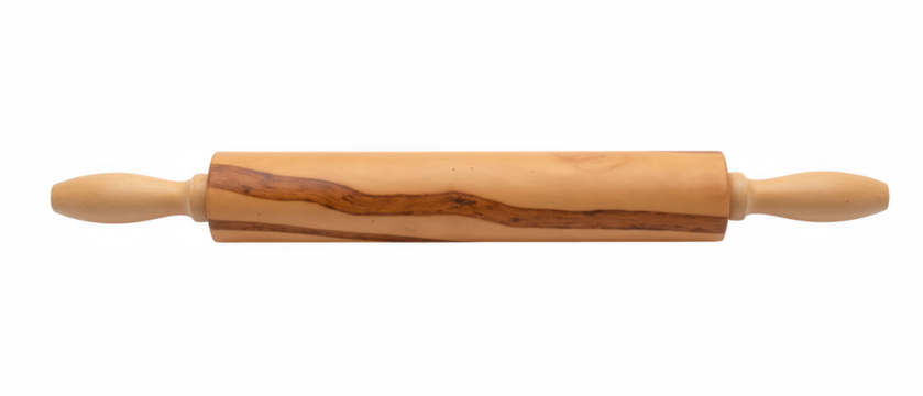 Wooden rolling pin kitchen tool baking accessory handcrafted natural wood cooking utensil rustic design culinary equipment