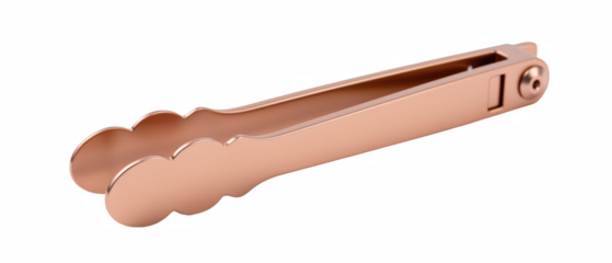 Sleek rose gold hair clip with unique cloud design, perfect for adding stylish touch to any hairstyle