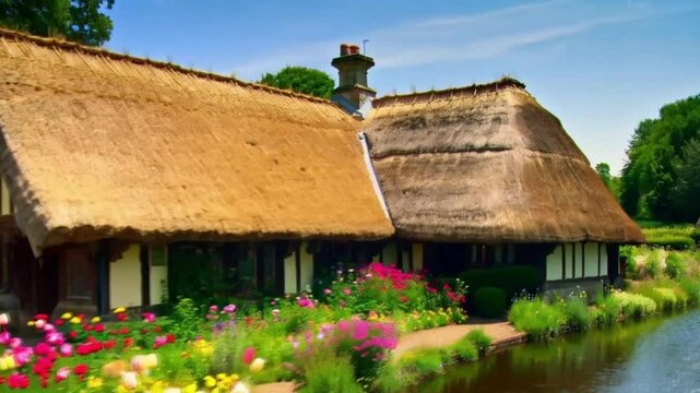 traditional house in the village