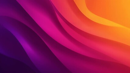 A smooth abstract gradient swirls from magenta through deep violet into bright yellow, creating fluid waveforms that blend seamlessly under a soft, glowing light. - Powered by Adobe