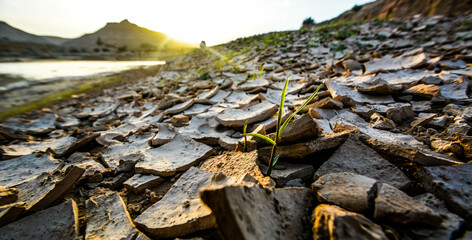 rocks in the mountains