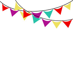Obraz premium Cinco De Mayo Bunting Decoration