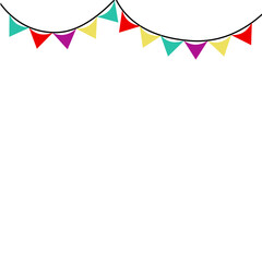 Obraz premium Cinco De Mayo Bunting Decoration