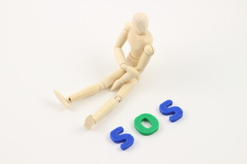 デッサン人形が示す心の傷