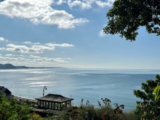Jurassic coast landscape Lyme Regis Dorset England 