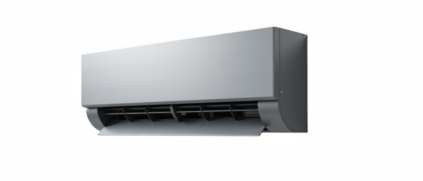 Sleek air conditioning unit with modern design, perfect for efficient cooling in residential or commercial spaces