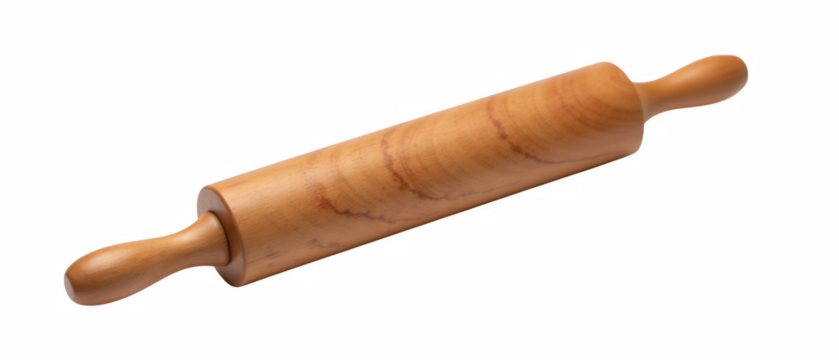 Wooden rolling pin kitchen tool baking accessory culinary equipment smooth surface traditional design home cooking pastry preparation