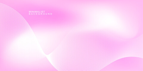 Abstract pastel pink wave background with smooth flowing lines. Feminine and elegant design, ideal for beauty, fashion, or social media templates.