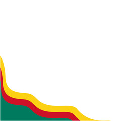 Cameroon Independence Day Corner Border