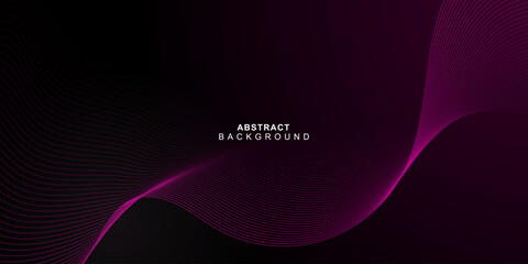 Abstract and elegant dark pink wave background with glowing gradients and sleek lines. Luxurious and modern design ideal for branding, luxury events, or stylish presentations.