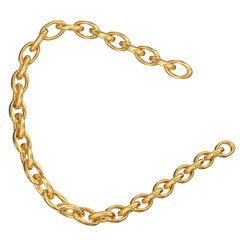 Gold Chain Bracelet: Luxury Jewelry Detail