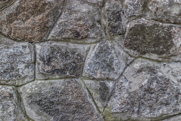 Dirty cracked grunge brick wall texture grey