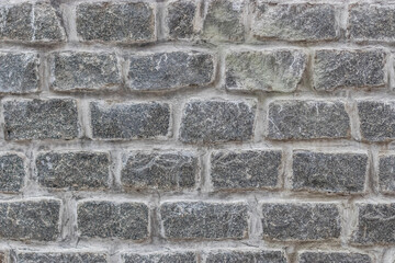 Dirty cracked grunge brick wall texture grey